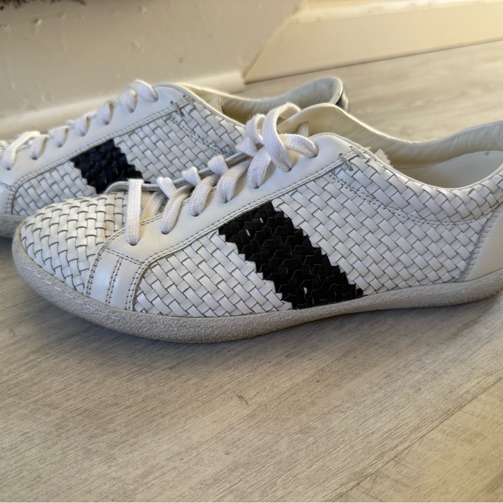 Moncler Men’s Woven Black & White Shoes